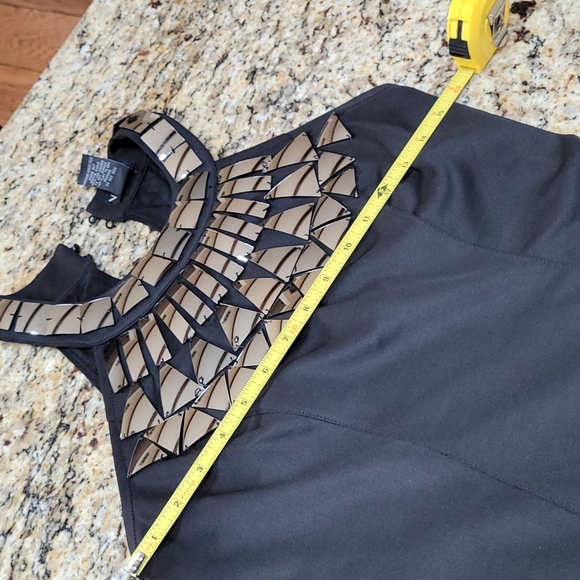 Venus Mirror Pieces Black Sexy Dress - Picture 10 of 13